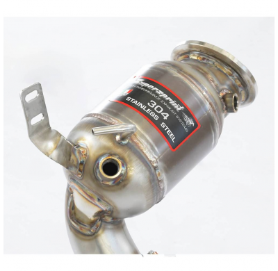 Kit de tubo de escape turbo + catalizador metálico (elimina el filtro de partículas de aceite) Sistema 100% de acero inoxidable