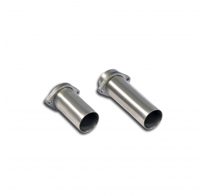 Kit Tubos De Conexión Con Bridas Para Catalizador Oem - Mercedes C215 Cl 500 V8 '00 -> Supersprint