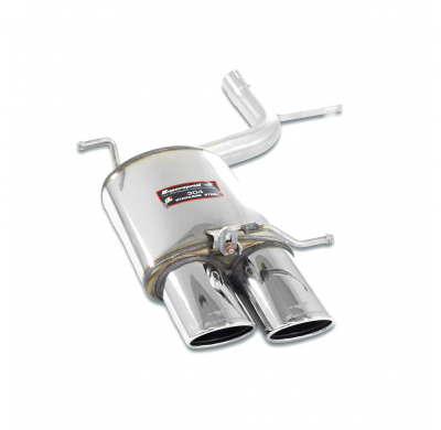 Rear exhaust Left 120x80 Kit de escape trasero 2 x Ø54 mm para sección central OEM - Solo kit completo MERCEDES R171 SLK 350 V6