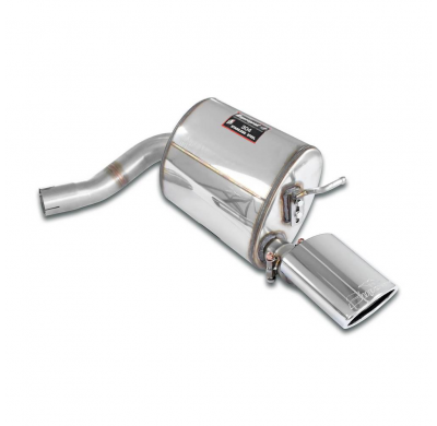 Silencioso trasero derecho 145x95 Sistema 100% de acero inoxidable 2 x Ø60 mm - Solo kit completo MERCEDES C219 CLS 320 CDi V6 (