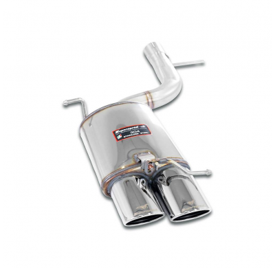 Escape trasero izquierdo 120x80 Sistema de competición 100% acero inoxidable, 2 x Ø60 mm MERCEDES R171 SLK 350 V6 (M272 - 305 CV