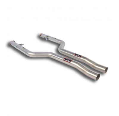 Tubos Delanteros Derecho-Izquierdo - Mercedes A207 E 500 / E 550 Cabrio (4.7i V8 Bi-Turbo) 2011 -> 2013 Supersprint