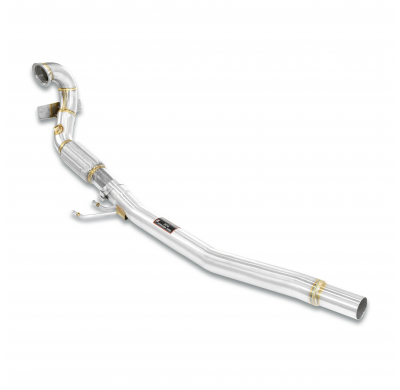 Turbo downpipe para silencioso central OEM (Reemplaza catalizador) ALTERNATIVA:Downpipe kit para sistema silencioso OEM Ø76mm -