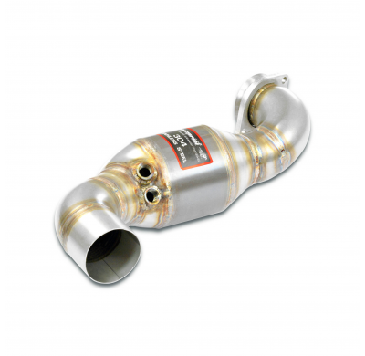 Convertidor catalizador metalico delantero Sistema 100% de acero inoxidable, sobredimensionado Ø76 mm - Solo kit completo LOTUS