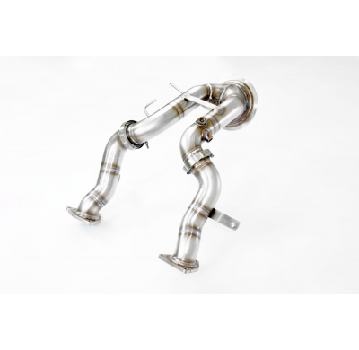 Downpipe right - left (Replaces catalytic)(Left / Right Hand Drive) Kit de tubo de bajada 100% acero inoxidable PORSCHE MACAN S