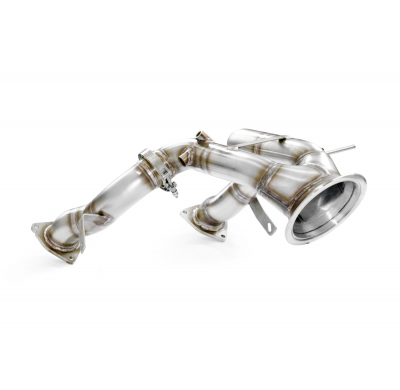 Downpipe right - left (Replaces catalytic)(Left / Right Hand Drive) Kit de tubo de bajada 100% acero inoxidable PORSCHE MACAN S