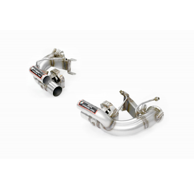 Kit de tubos delanteros derecho e izquierdo (sustituye al convertidor catalítico + GPF) con válvula Sistema "Touring" 100% de ac