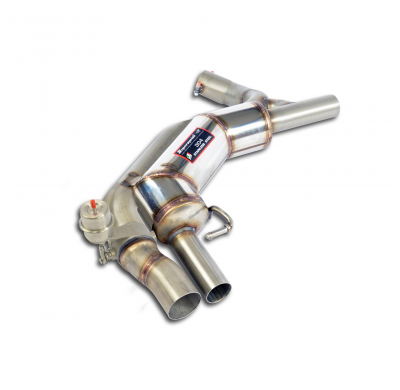 Silencioso Trasero izquierdo con valvula Sistema 100% de acero inoxidable 2 x Ø 70 mm MERCEDES A217 S 500 / S 550 4-Matic 4.7i V