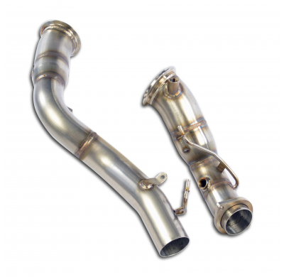 Kit de tubo de escape turbo (elimina el catalizador principal) Sistema 100% de acero inoxidable BMW F87 M2 Competition (S55 - 41