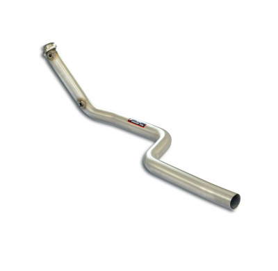 Tubo de bajada derecho + tubo delantero (elimina el catalizador) Sistema 100% de acero inoxidable, para colectores de escape ori