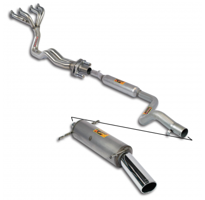 Paquete de rendimiento deportivo - Un "4-2-1" Oversize Ø50mmCon homologación CEE SISTEMA DE RENDIMIENTO Ø50 mm VW GOLF I GTi 1.6