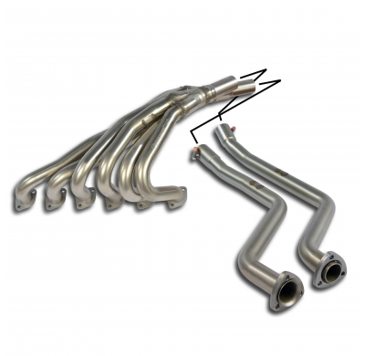 Colectores 100% Acero Inox(Left Hand Drive) Sistema 100% de acero inoxidable, tamaño extragrande 2 x Ø50 mm BMW E28 525e (M20) 1