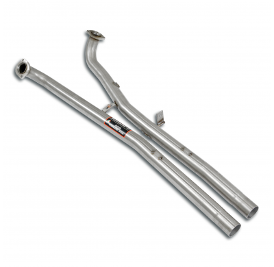 kit tubos delanteros Derecho-Izquierdo Sistema 100% de acero inoxidable ALFA ROMEO ZAGATO RZ 3.0i V6 kit tubos delanteros Derech