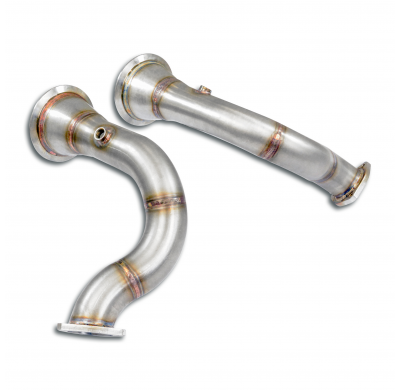 Downpipe kit Derecho-Izquierdo (Reemplaza catalizador) Sistema 100% de acero inoxidable, 2 x Ø70 mm LAMBORGHINI URUS 4.0L V8 Bi-