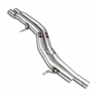 Tubo central Sistema "Cat.-back" 100% de acero inoxidable AUDI SQ7 Quattro (4.0L V8 Bi-Turbo - 507 Hp - modelos con GPF) 2020 ->