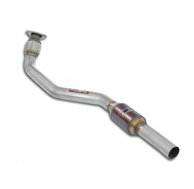 Tubo delantero + catalizador metalico Sistema 100% de acero inoxidable, sobredimensionado Ø80mm -> Ø65mm (solo para vehículos co