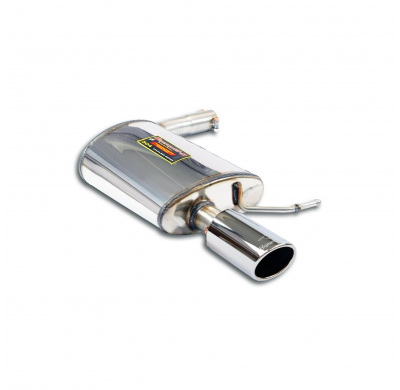 Escape trasero izquierdo O90 Sistema "Cat.-Back", salida derecha-izquierda, para tubos de escape/difusor OEM - Para modelos con