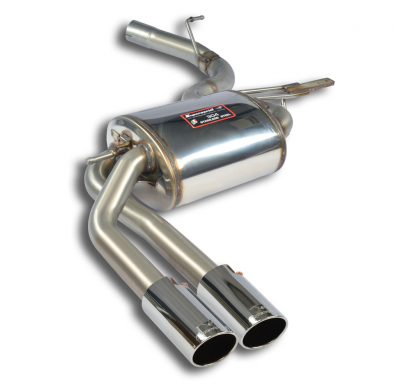 Silencioso trasero OO80 Sistema 100% Inox Oversize Ø76mm - Ø70mm - (Elimina GPF) SEAT ATECA 4Drive 2.0 TFSi (190 CV - modelos c