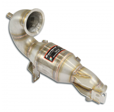 Downpipe + catalizador metalico Sistema 100% de acero inoxidable (también compatible con modelos con filtro de partículas de gas
