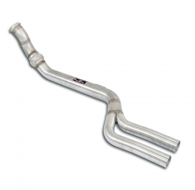 Tubo en Y delantero (elimina el filtro de partículas de gasolina) Sistema "Twin Pipe" 100% de acero inoxidable - Solo kit comple