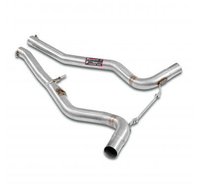 Tubo central derecho - izquierdo Sistema "Twin Pipe" 100% de acero inoxidable - Solo kit completo MERCEDES A238 E 450 Cabrio 4-M