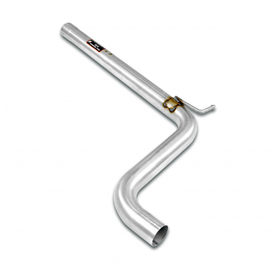 Tubo central  Sistema 100% de acero inoxidable, sobredimensionado Ø76mm-> Ø70mm - Solo kit completo VW POLO 2G GTI Facelift (TFS