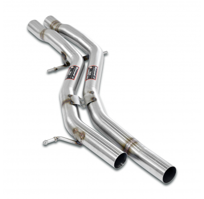 Tubo central Sistema 100% de acero inoxidable con válvula de derivación - Solo kit completo VW TOUAREG R eHybrid 3.0 V6 4-Motion