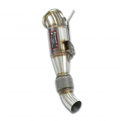Tubo de escape descendente + catalizador metálico 100CPSI Sistema 100% de acero inoxidable - Bajante con conexión tipo "slip-on"