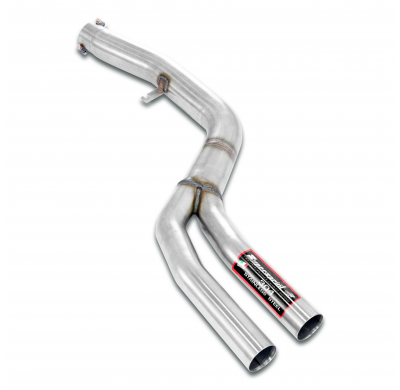 Tubos delanteros Derecho-Izquierdo Sistema de escape trasero "Cat.-back" derecho-izquierdo 100% de acero inoxidable, para el par