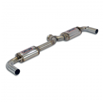 Escape trasero "Sport" derecho - izquierdo Sistema 100% de acero inoxidable, sobredimensionado Ø60 mm - Sistema para el parachoq
