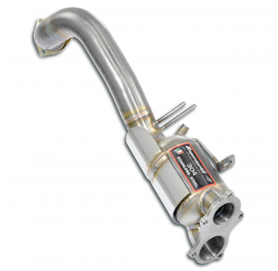 Front Metallic catalytic Left(Deletes GPF) Sistema "Performance" 100% de acero inoxidable, tamaño extragrande 2 x Ø65 mm PORSCHE