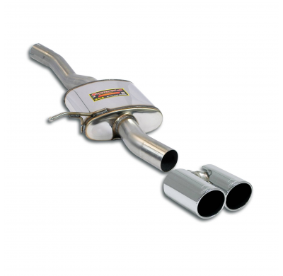 Silencioso trasero izquierdo OO90 Sistema 100% de acero inoxidable, tamaño extragrande 2 x Ø60 mm JAGUAR XKR-S GT Coupè 5.0L V8