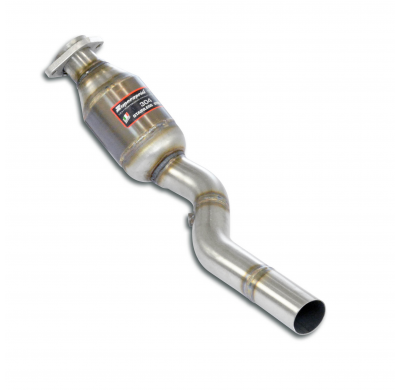 Downpipe derecho + catalizador metalico Sistema 100% de acero inoxidable, tamaño extragrande 2 x Ø60 mm JAGUAR XKR-S Coupè / Cab