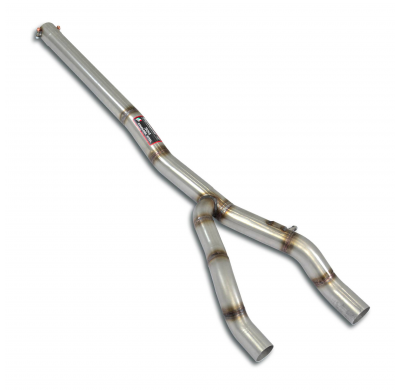 Tubo de conexión "Y-Pipe" Sistema de escape "Cat.-back" 100% de acero inoxidable - También para modelos con GPF - Kit completo s