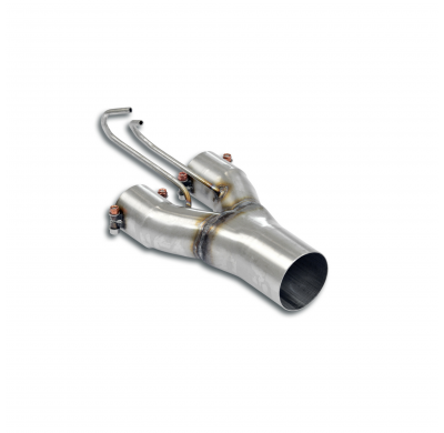 Conexión de tubo "Y-Pipe" (2->1) Sistema de escape Cat-back 100% de acero inoxidable - Salida trasera derecha - izquierda para t