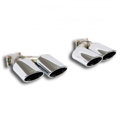 4 Endpipe kit Right - Left 120x80 Kit de tubo de escape derecho - izquierdo para los silenciadores traseros de serie - El parach