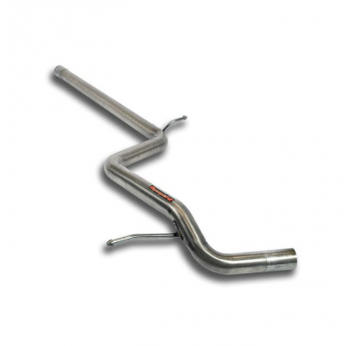 Tubo central Sistema de escape trasero "Cat.-back" 100% de acero inoxidable, salida derecha-izquierda, para difusor Golf VIII GT
