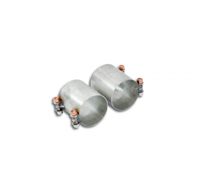 Kit conexión tubos adaptadores Sistema 100% de acero inoxidable BMW E34 520i 24v Sedan/Touring (M50 - 6 cyl.) '89 -> '95 Kit tub