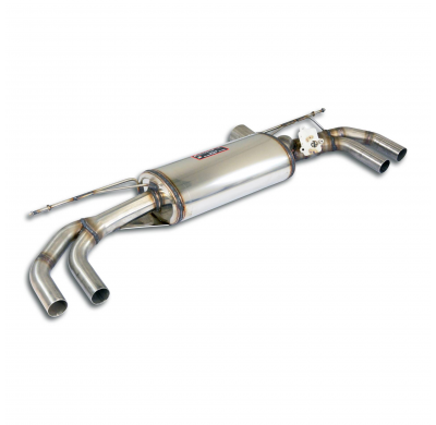Rear exhaust right - left con válvula Kit de silenciador trasero para el silenciador central de serie - Solo kit completo BMW G3