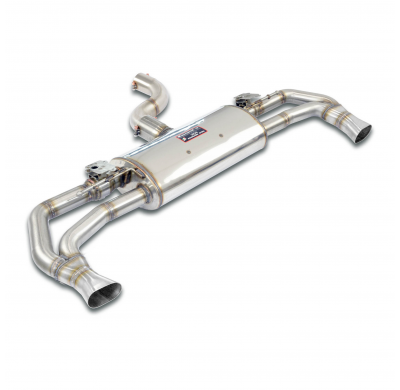 Rear exhaust right - left con válvulas Escape central + silenciador trasero derecho-izquierdo, para los tubos de escape original