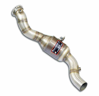 Tubo de escape izquierdo + catalizador metálico Kit de tubo de bajada 100% Inox - (elimina el catalizador) MASERATI Levante GTS