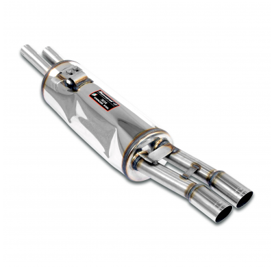 Rear exhaust OO60 Sistema de escape deportivo 2 x Ø50 mm - Para parachoques trasero estadounidense - Solo kit completo BMW E28 M