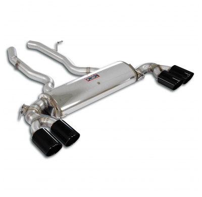Rear exhaust "Gun Metal Grey" Right OO100 - Left OO100 con válvula Sistema 100% de acero inoxidable - (Elimina el filtro de part