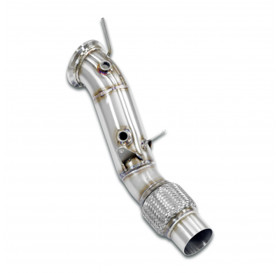 Tubo de escape descendente (sustituye al convertidor catalítico) Sistema 100% de acero inoxidable - Downpipe con conexión tipo "