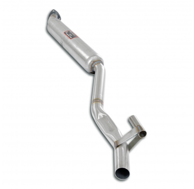 Silencioso central Kit de silenciadores central y trasero, 100% acero inoxidable - Solo kit completo BMW E30 316 / 316i / 318i (