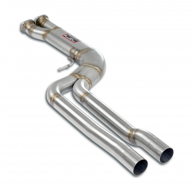 Tubo frontal en forma de "J" - sin resonancia Sistema de alto rendimiento 100% de acero inoxidable, elimina el filtro de partícu