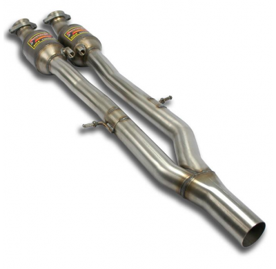 Catalizador metalico delantero Derecho-Izquierdo 100% Stainless steel system, Oversize Ø70mm   VW GOLF V R32 (250 Hp) '06 -> (Pa