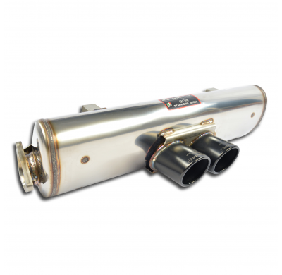 Silencioso trasero OO90 Sistema 100% de acero inoxidable 2xØ70mm con salidas centrales (para parachoques trasero 997 GT3 RS) - S