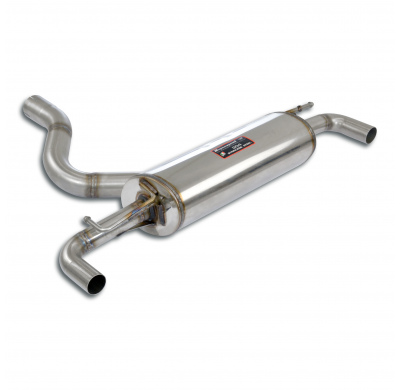 Silencioso trasero Derecho-Izquierdo "Sport" Sistema 100% de acero inoxidable "Cat.-Back / GPF-Back", sobredimensionado Ø70mm -