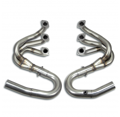 Colectores 100% Acero Inox Sistema "Racing" 100% acero inoxidable 2 x Ø63,5 mm - Solo kit completo PORSCHE 993 Carrera RS Clubsp